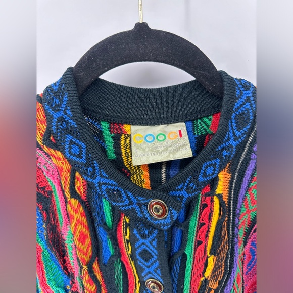 Vintage COOGI Australia Cardigan Sweater with original box - Picture 12 of 14